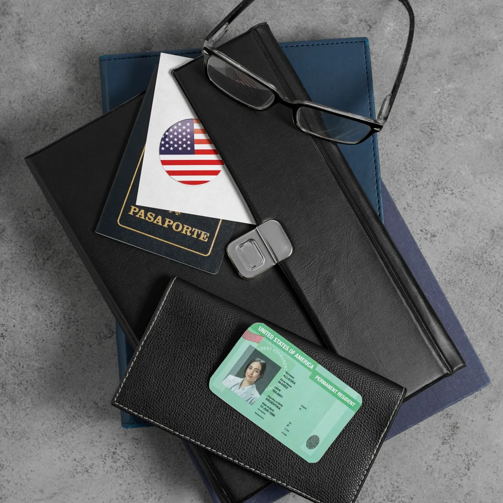 top-view-green-card-application